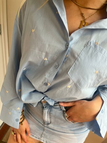 Blue blouse