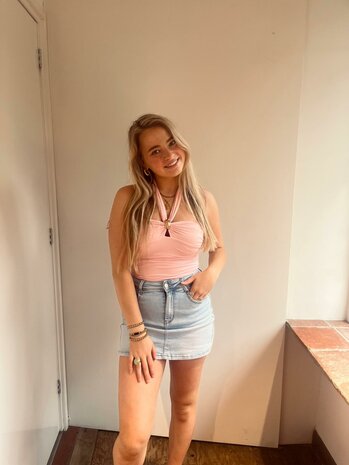 Noor top roze