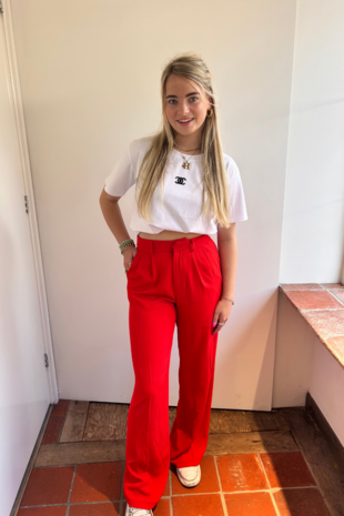 Sylvie pantalon rood